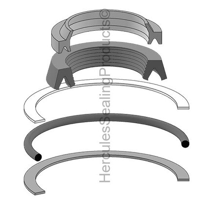Parker - After Market Parts Hydraulic Cylinder Repair Kit- SK-I-UB-1-1.000 RK1HDL0105